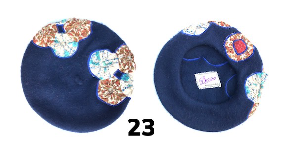 Ocean Blue Patterned Hat