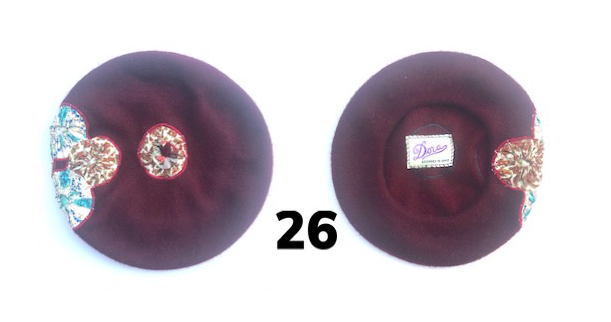 Burgundy Wine Hat