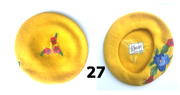 Yellow Floral Hat