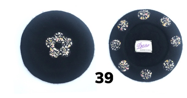 Black & White Patterned Hat