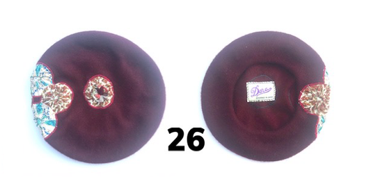 Burgundy Wine Hat